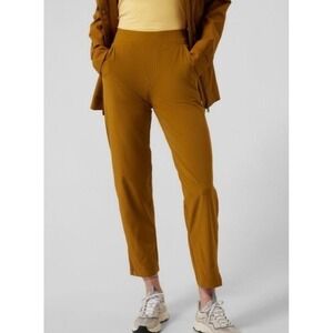Athleta Mustard Yellow‎ Corduroy Trimmed Jogger Pants Size 4